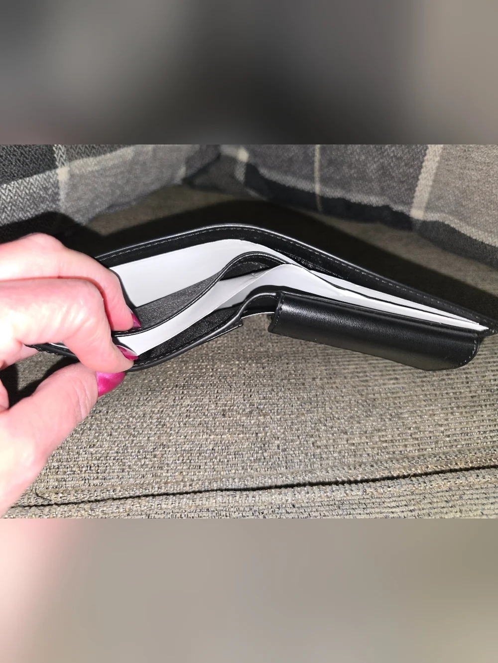 Michael Kors Mens Brown/Black Snake-Print Leather Wallet NWT (E) - Picture 5 of 8